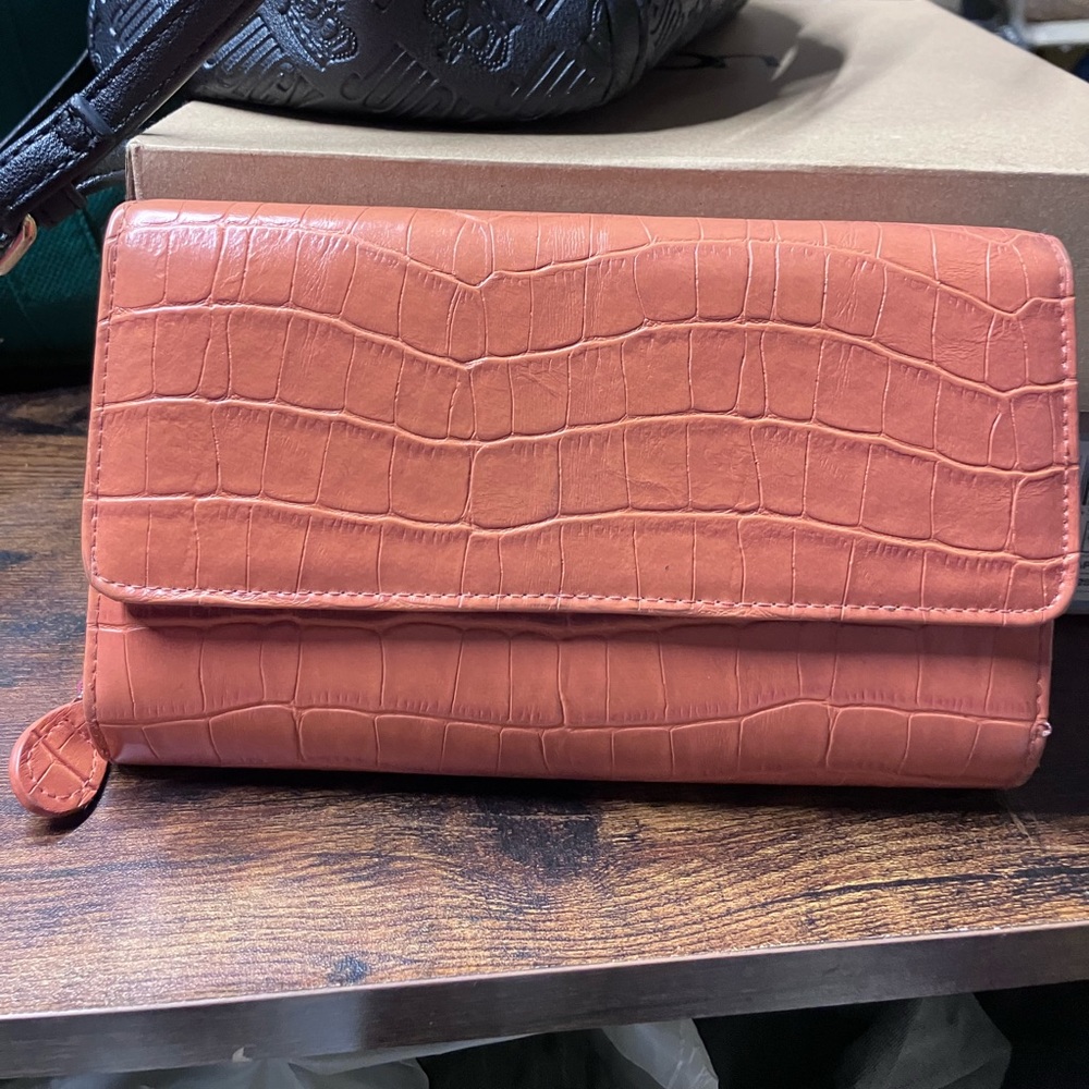 Orange wallet
